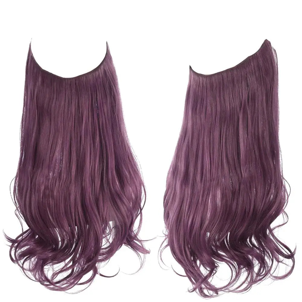 Ombre Natural Wavy Synthetic Hair Extensions