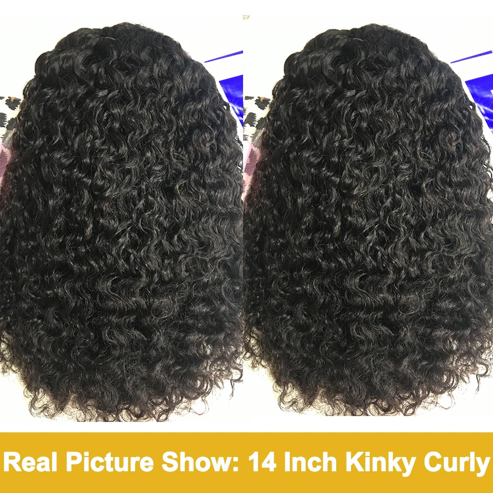 Brazilian Kinky Curly Headband Wig Human Hair