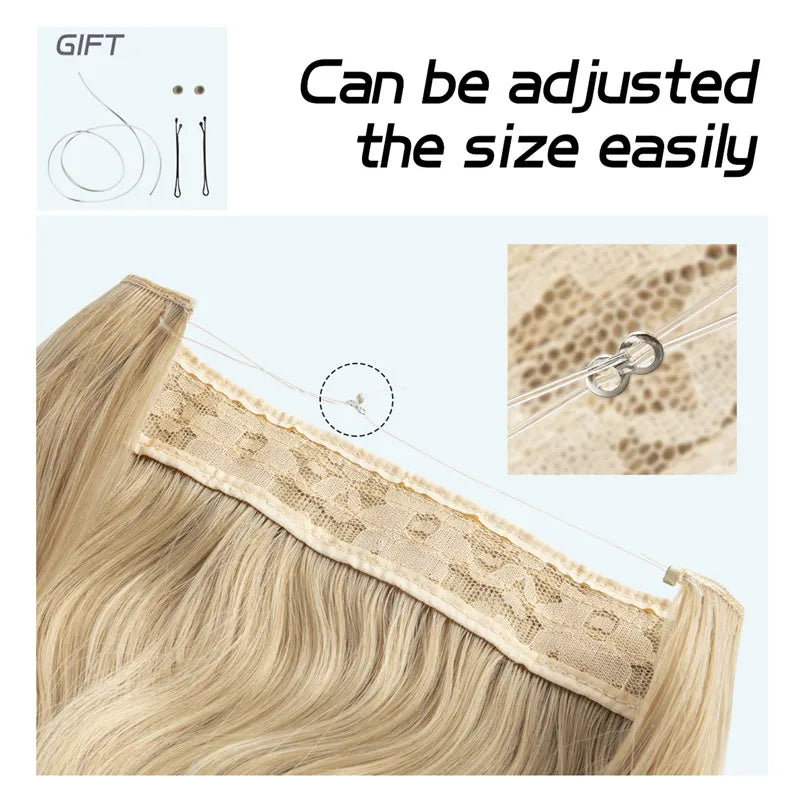 Ombre Natural Wavy Synthetic Hair Extensions