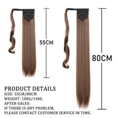 Long Straight Ponytail Hair Extension