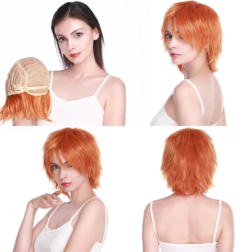 S-noilite Synthetic Short Wig