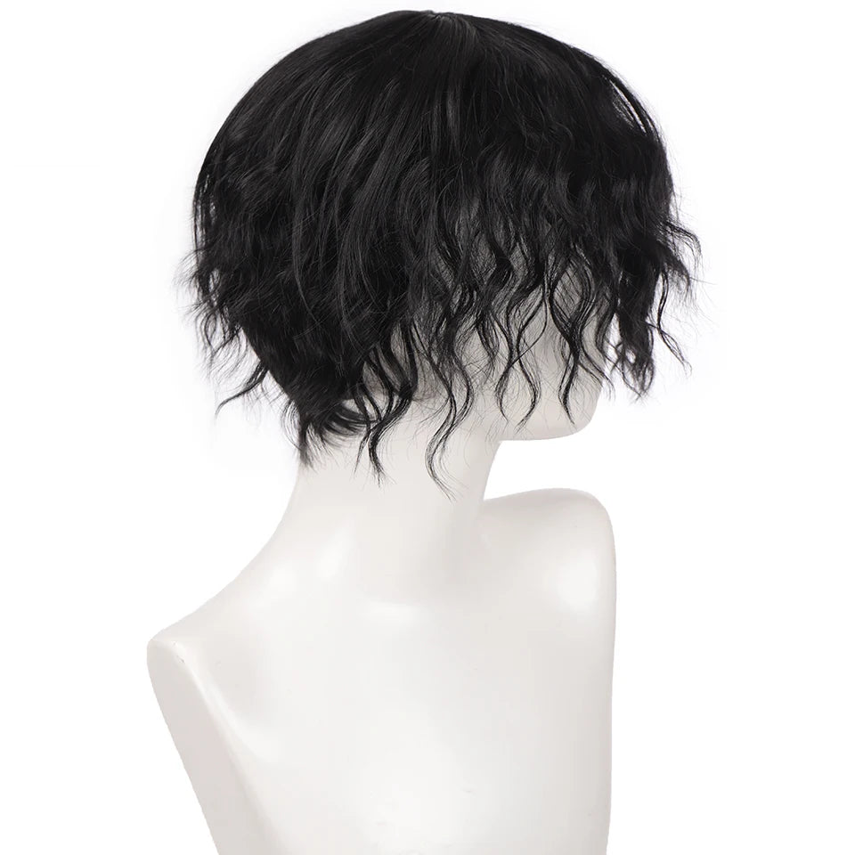 Synthetic Short Curly Hair Wig for Men