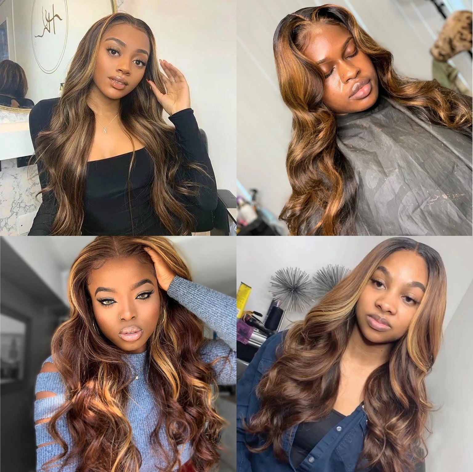 Highlight 13x6 Lace Front Body Wave Wig