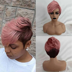 Short Curly African American Wig