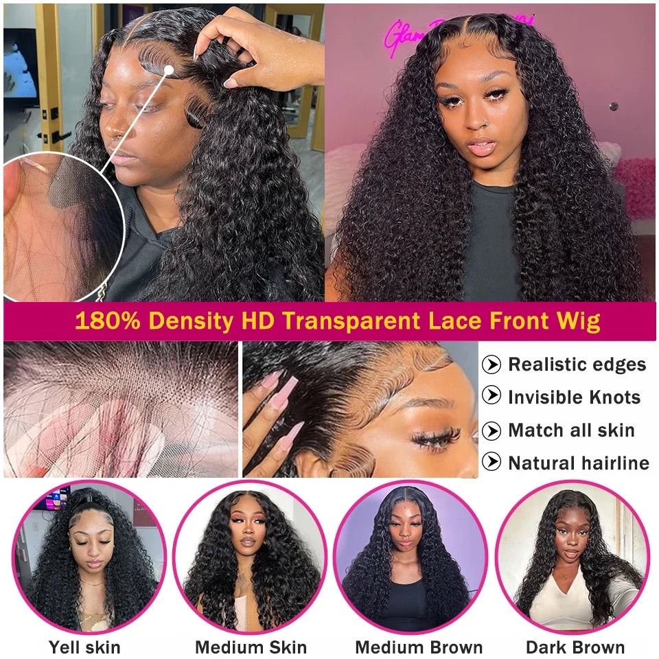 HD Deep Wave 13x6 Lace Frontal Wig