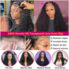 HD Deep Wave 13x6 Lace Frontal Wig