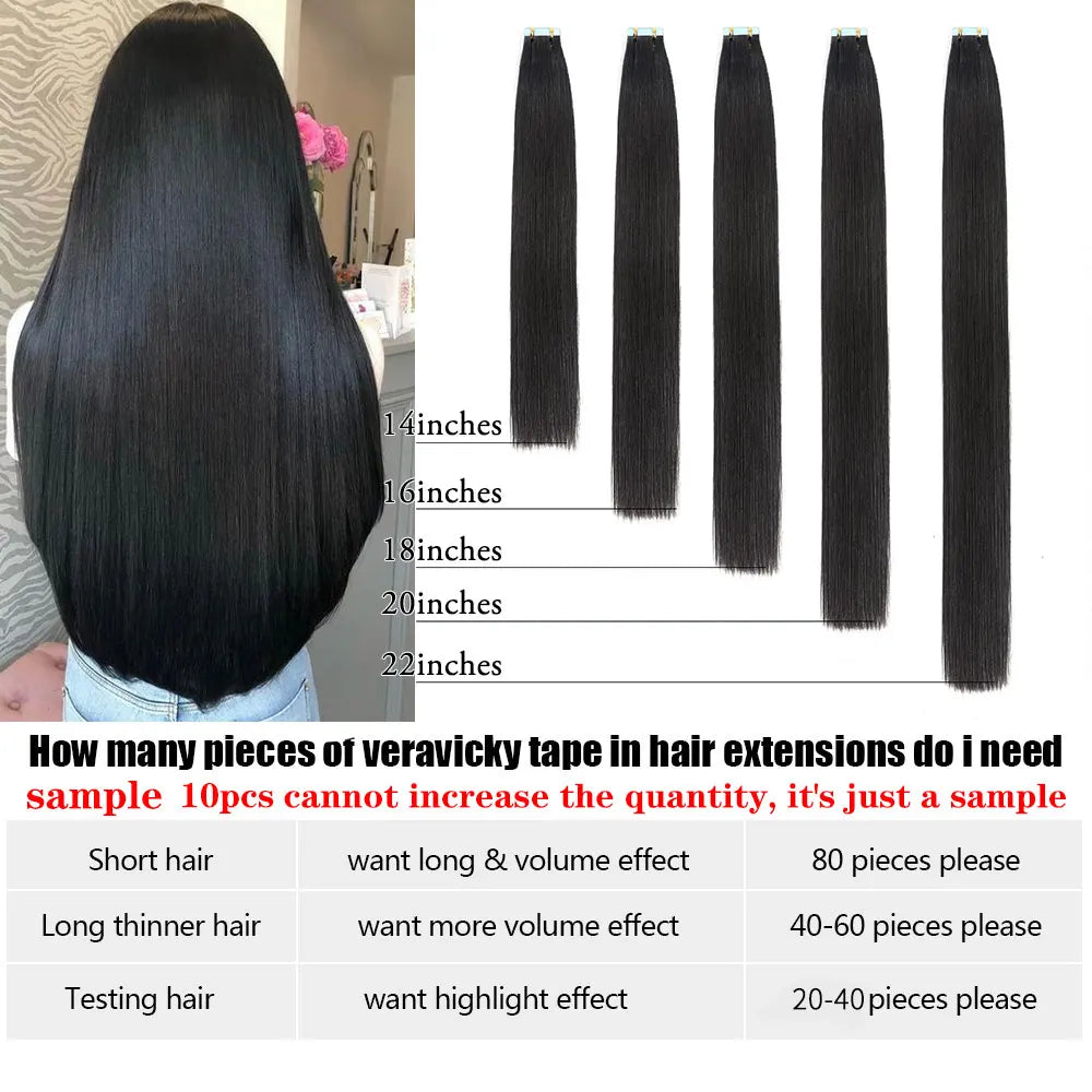 Veravicky Hair Tape In Hair Extensions