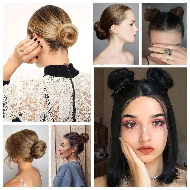 Human Hair Chignon Ponytail Hairpiece