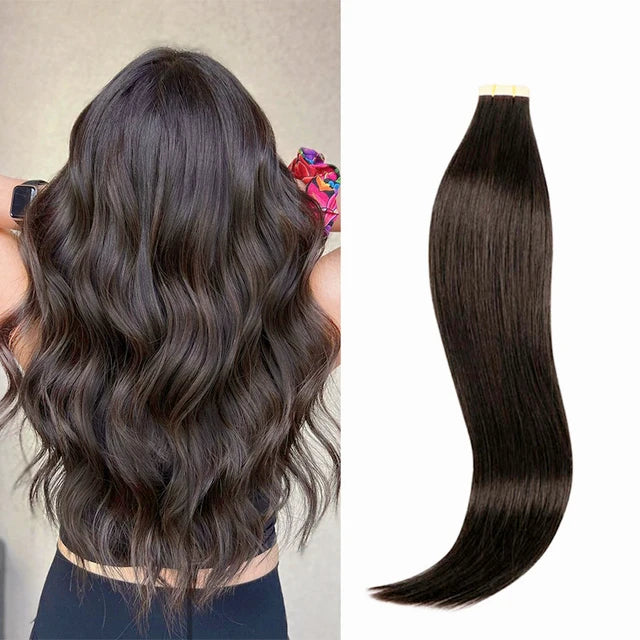 Tape In Human Hair Extensions Remy Hair