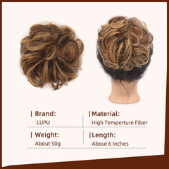 Synthetic Messy Bun Chignon Hairpiece