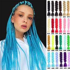 Lihui 24 Inch Ombre Jumbo Braid Synthetic Braiding Hair