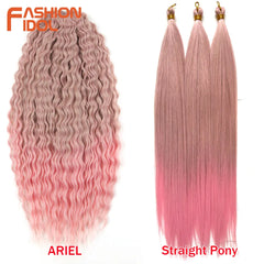 28 Inch Ariel Straight Pony Hair Bundles