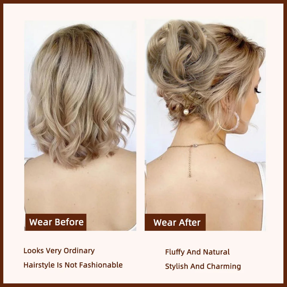 Synthetic Messy Bun Chignon Hairpiece