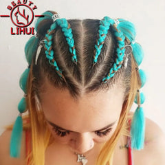 Lihui Ombre Synthetic Braiding Hair Extensions Packs