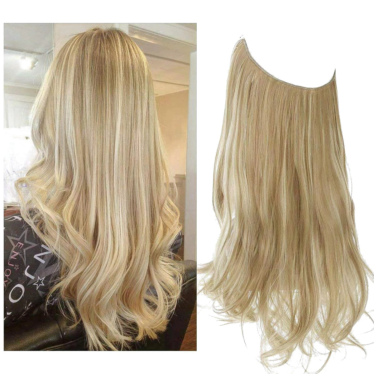 Ombre Natural Wavy Synthetic Hair Extensions