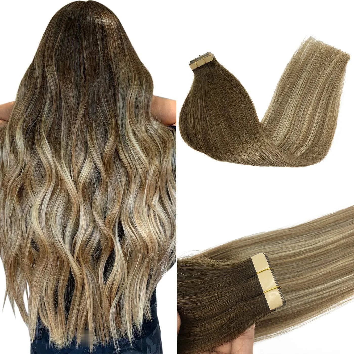 Tape In Human Hair Extensions Remy Hair