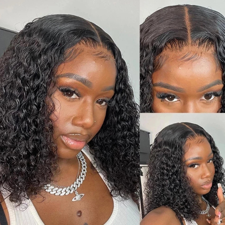 Brazilian Deep Curly Bob Hair Wig